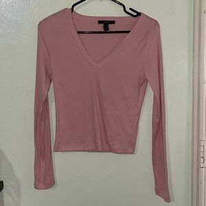 pink forever 21 shirt size medium
